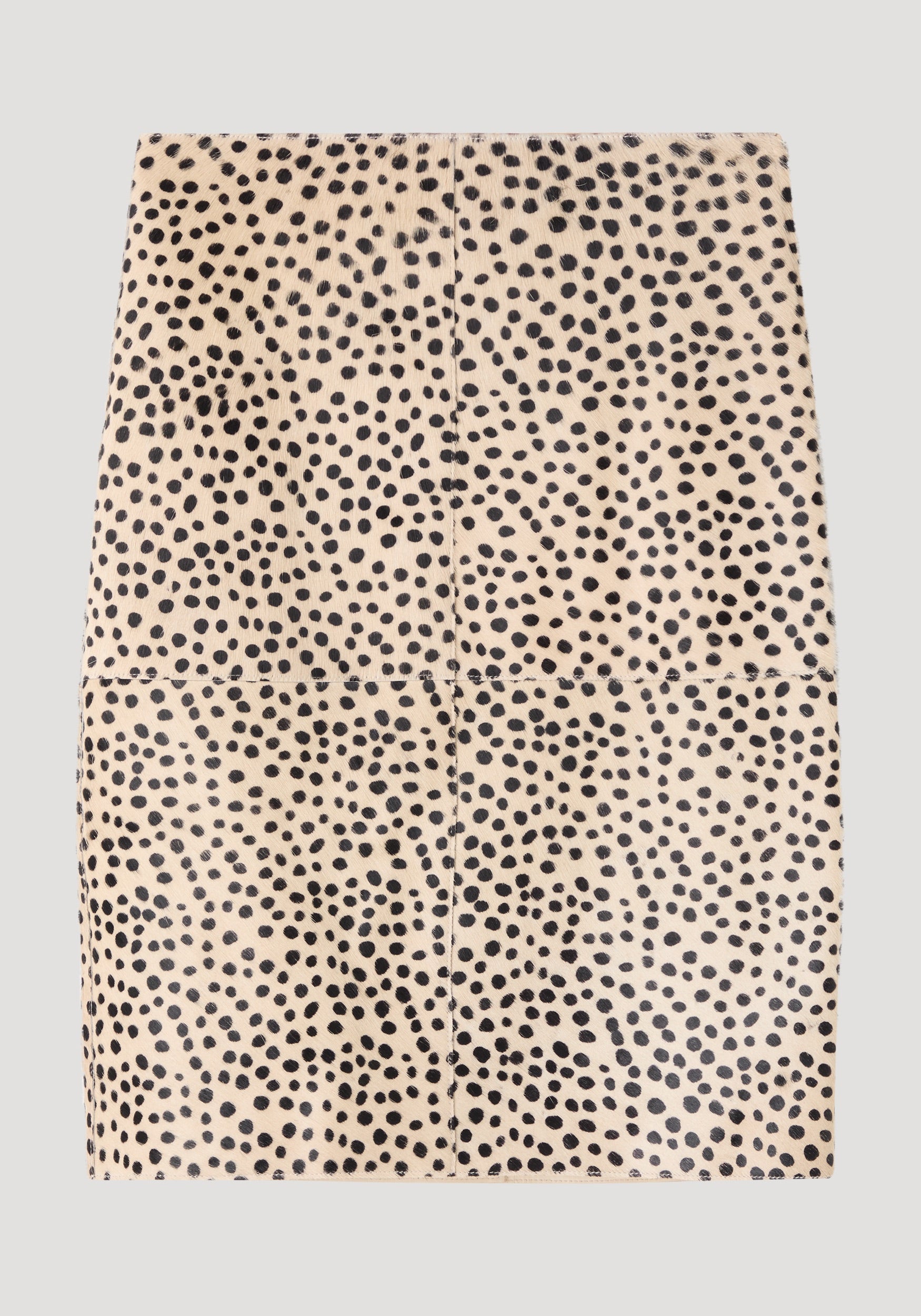 Pony hair pencil skirt | cheetah