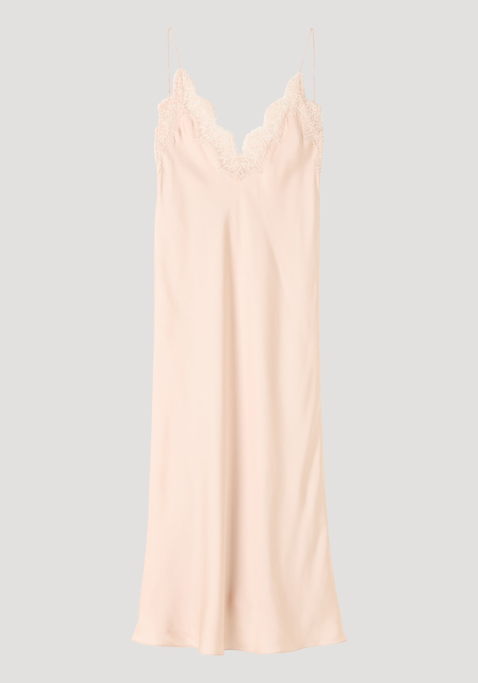Lace slip dress | rose