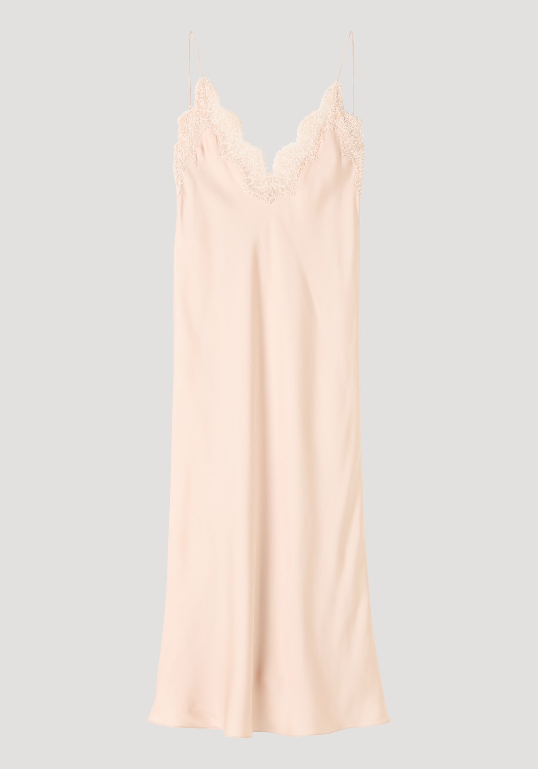 Lace slip dress | rose