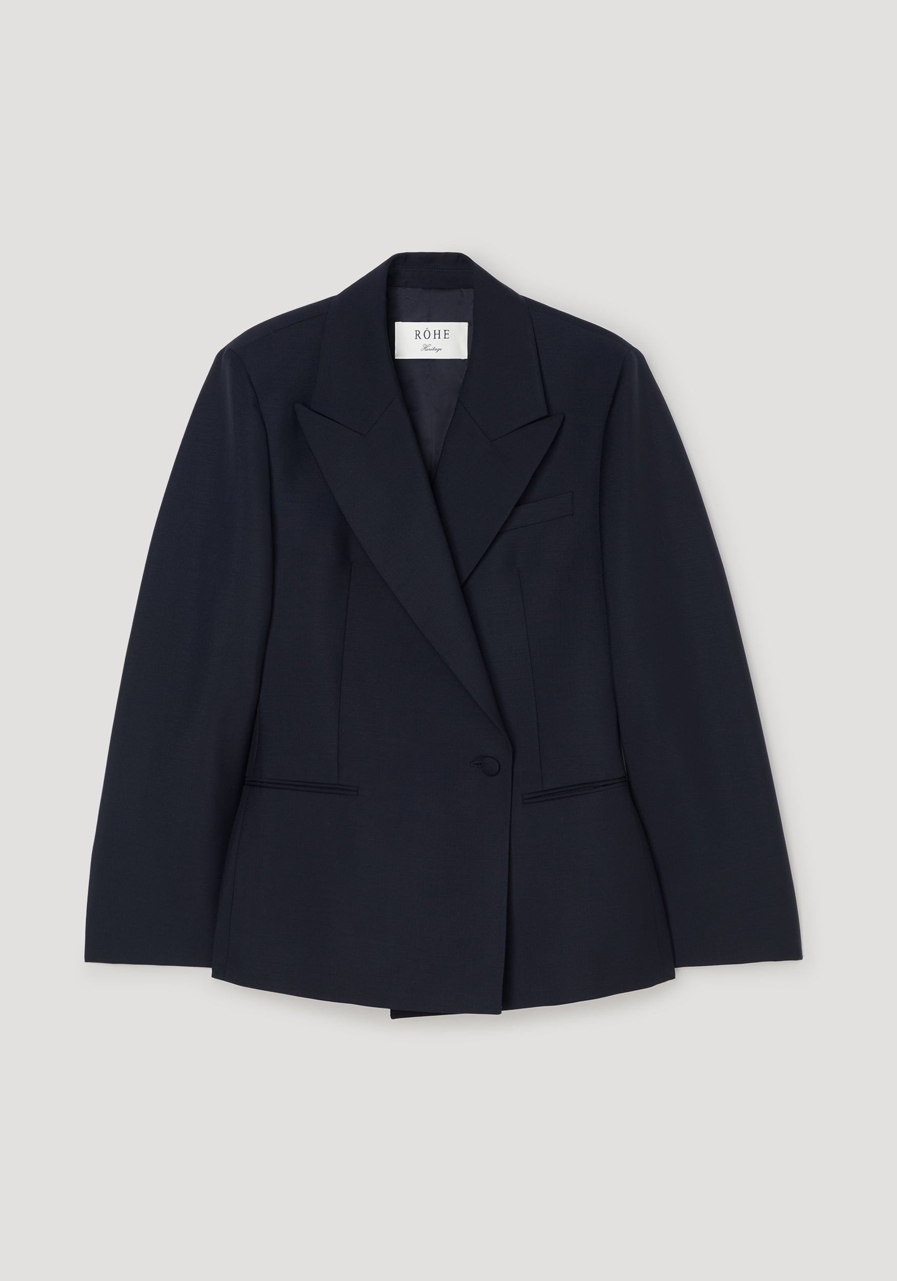 Hourglass shaped blazer | navy