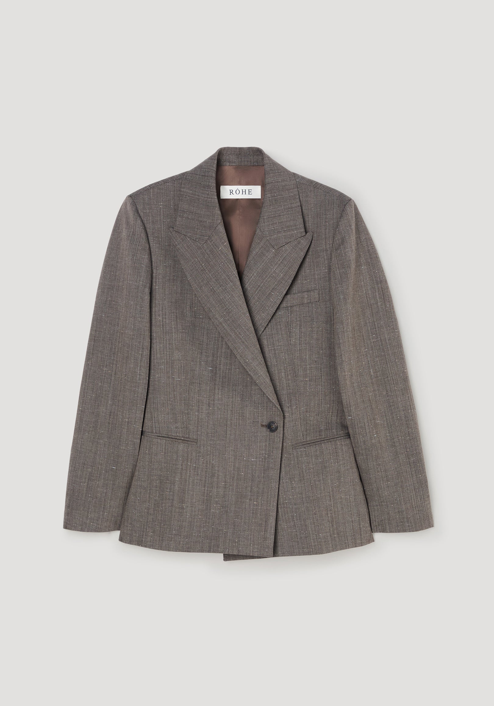 Hourglass shaped blazer | earth slub