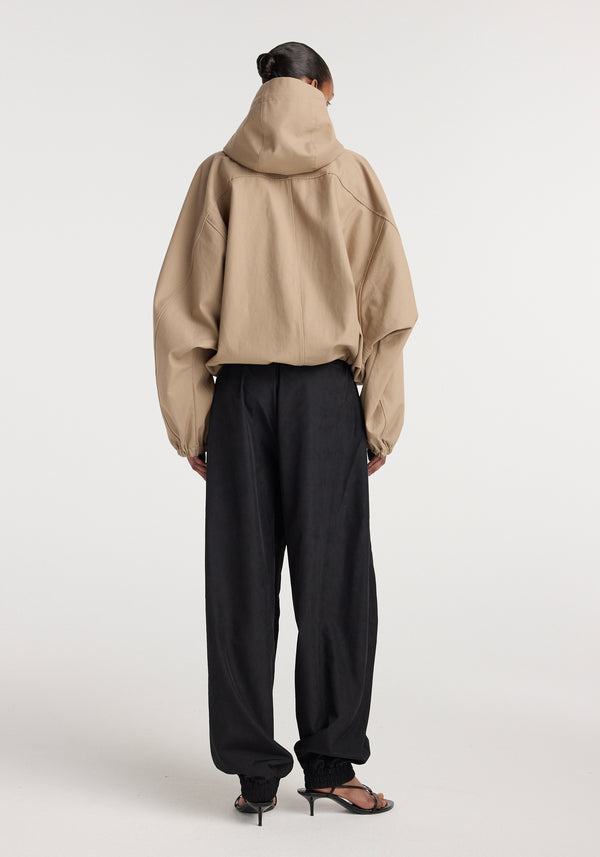 Hooded anorak | beige