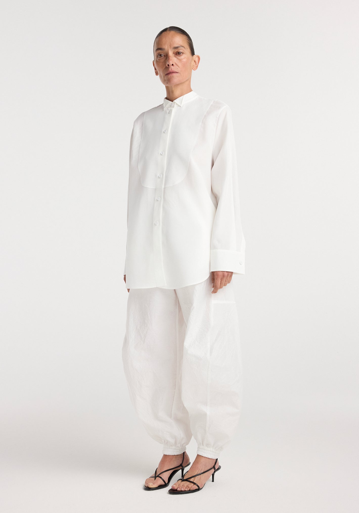 Tuxedo shirt | optic white