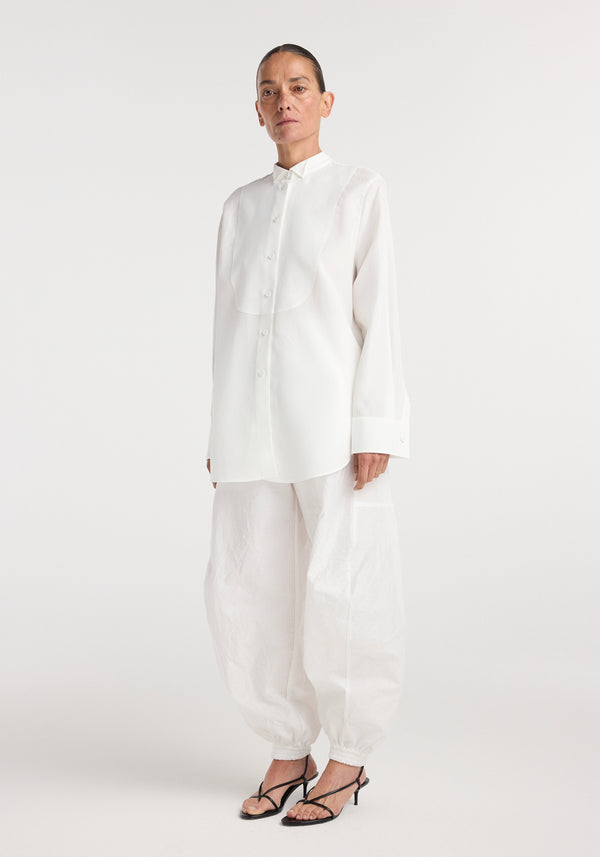 Tuxedo shirt | optic white