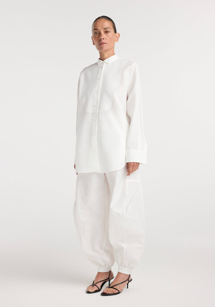 Tuxedo shirt | optic white