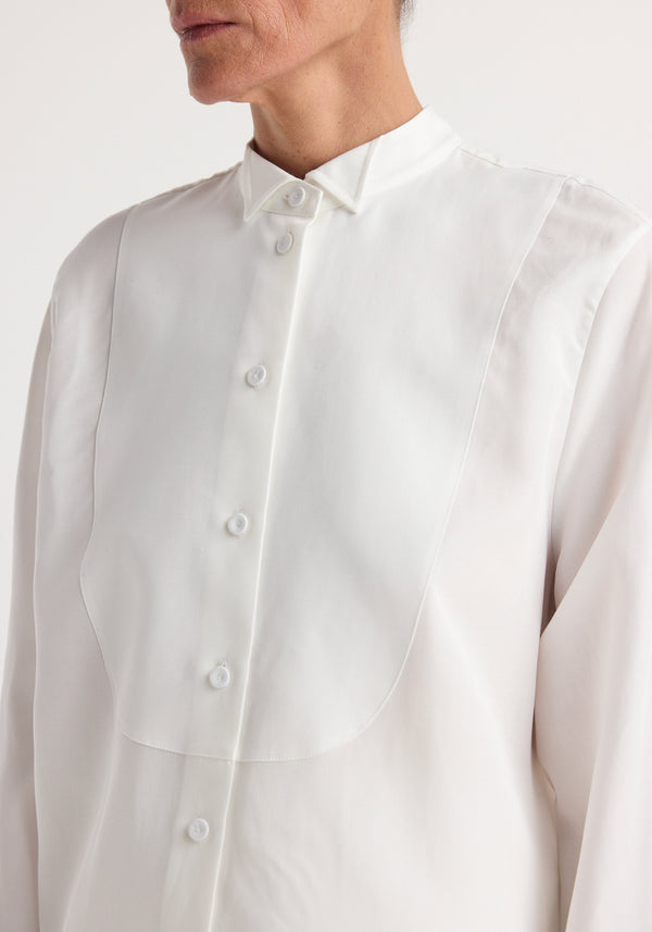 Tuxedo shirt | optic white