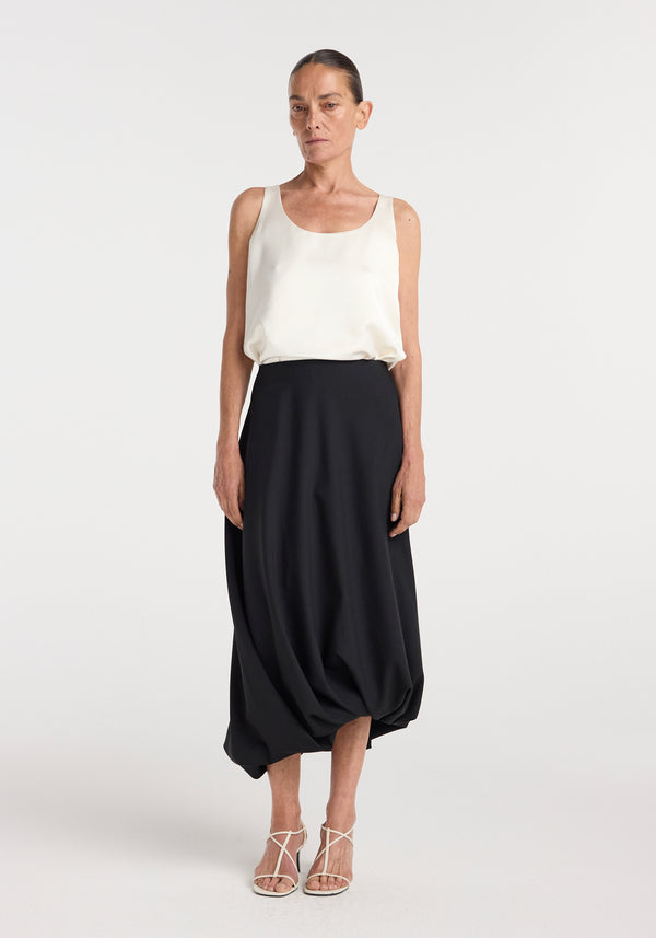 Twisted skirt | black