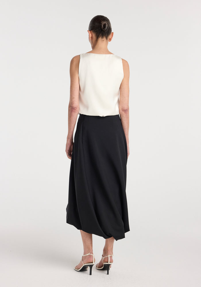 Twisted skirt | black