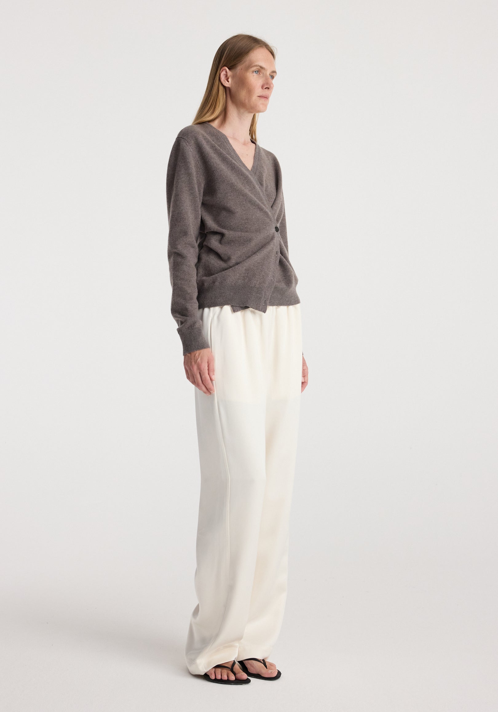 Twisted ballet cardigan | mud