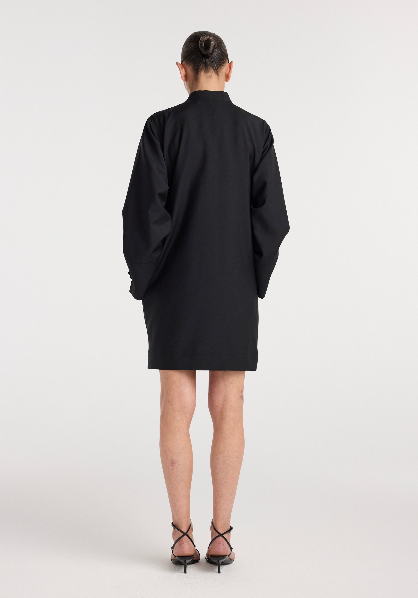Pankou closure dress | black
