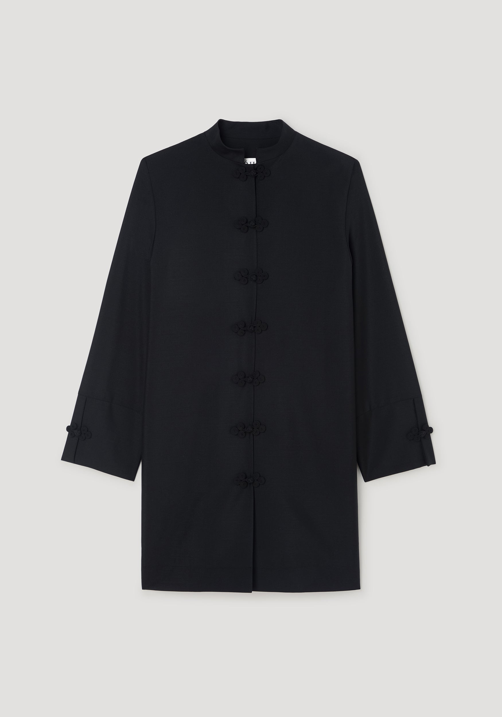 Pankou closure dress | black