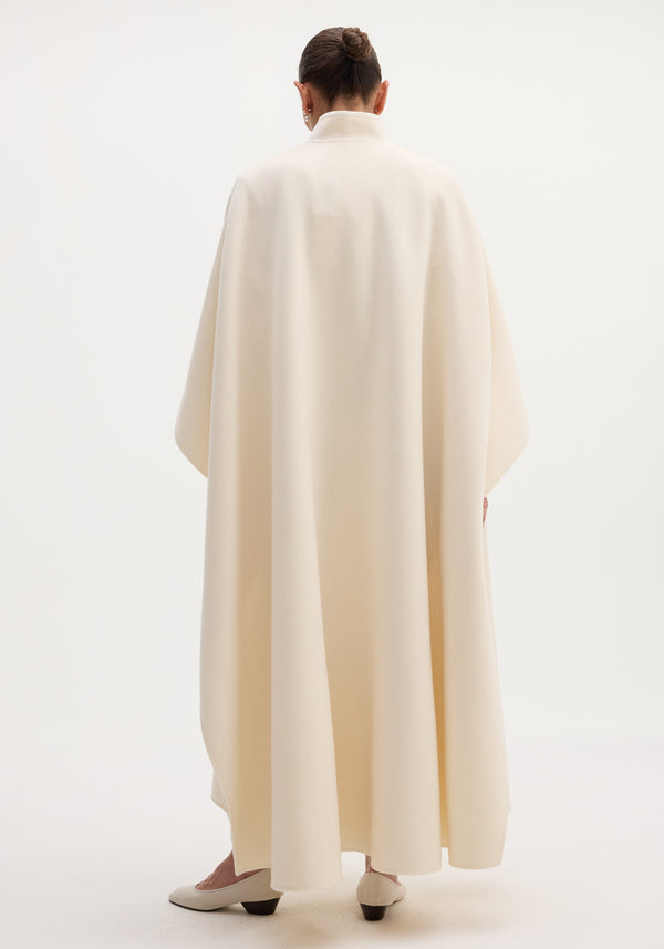 Pankou closure poncho | off white