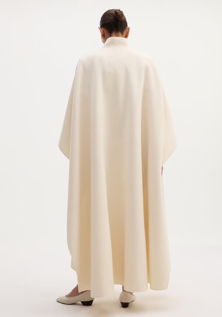 Pankou closure poncho | off white