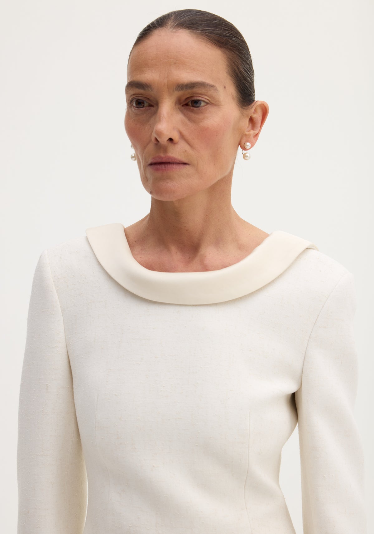 Reversed blazer | winter white