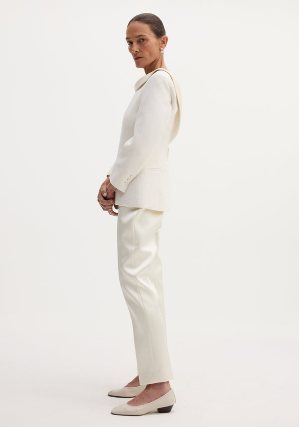 Reversed blazer | winter white