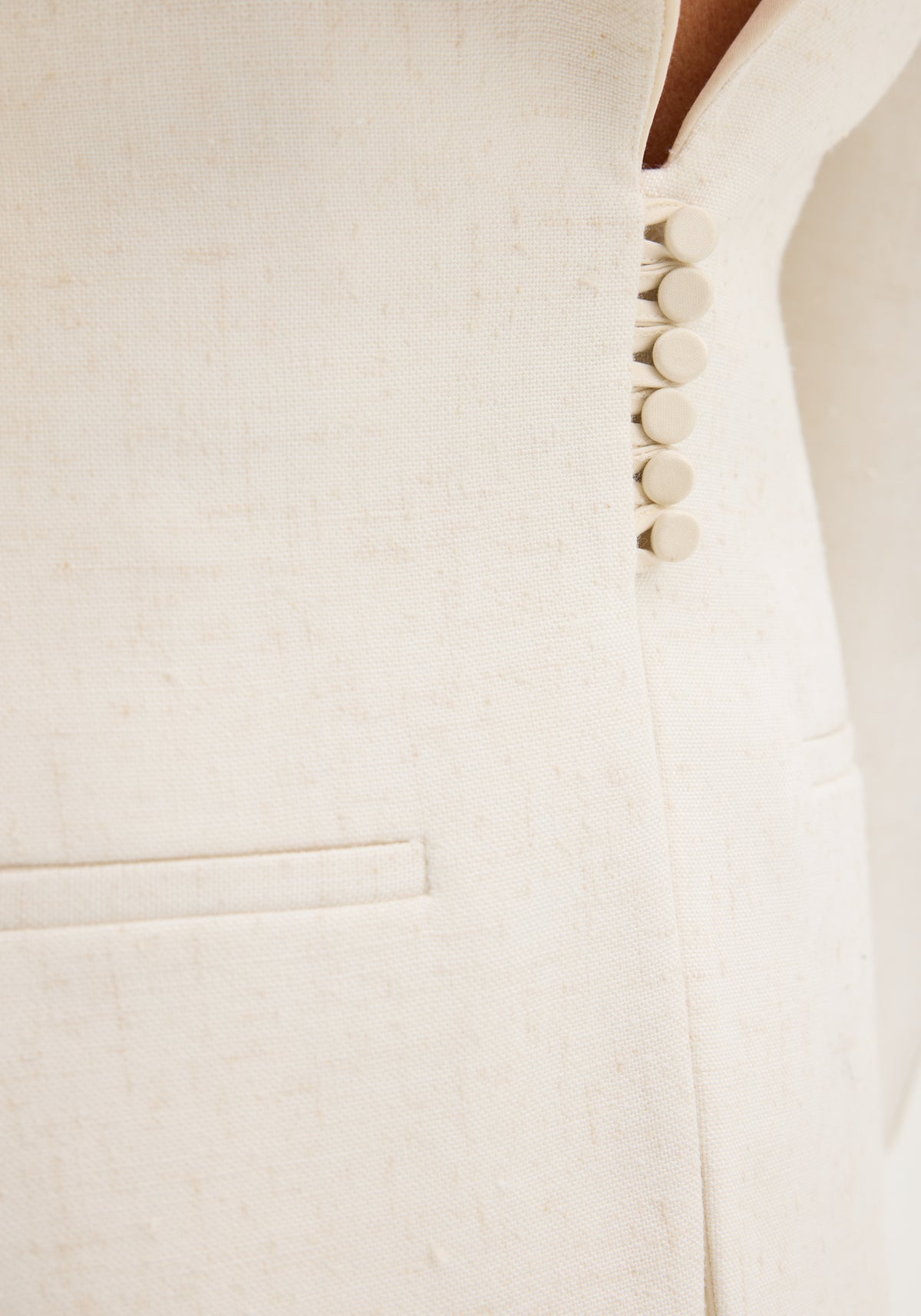 Reversed blazer | winter white
