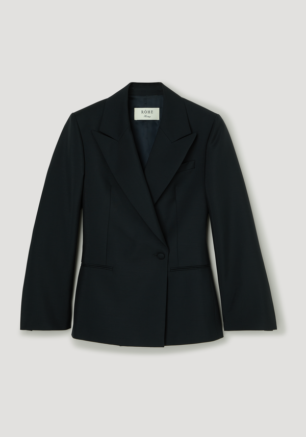 Hourglass shaped blazer | navy