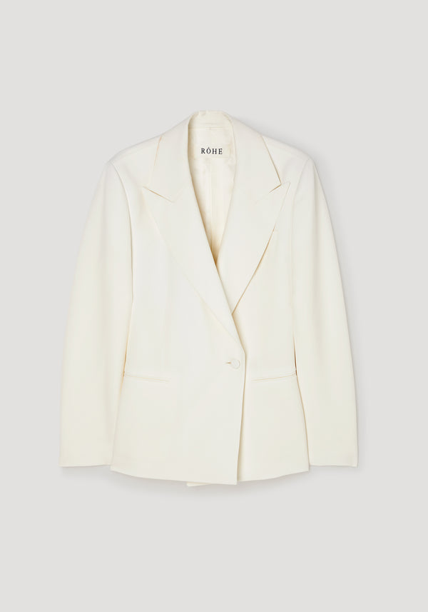 Hourglass shaped blazer | off white