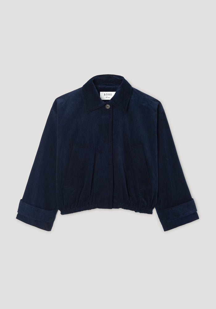 Corduroy blouson jacket | night