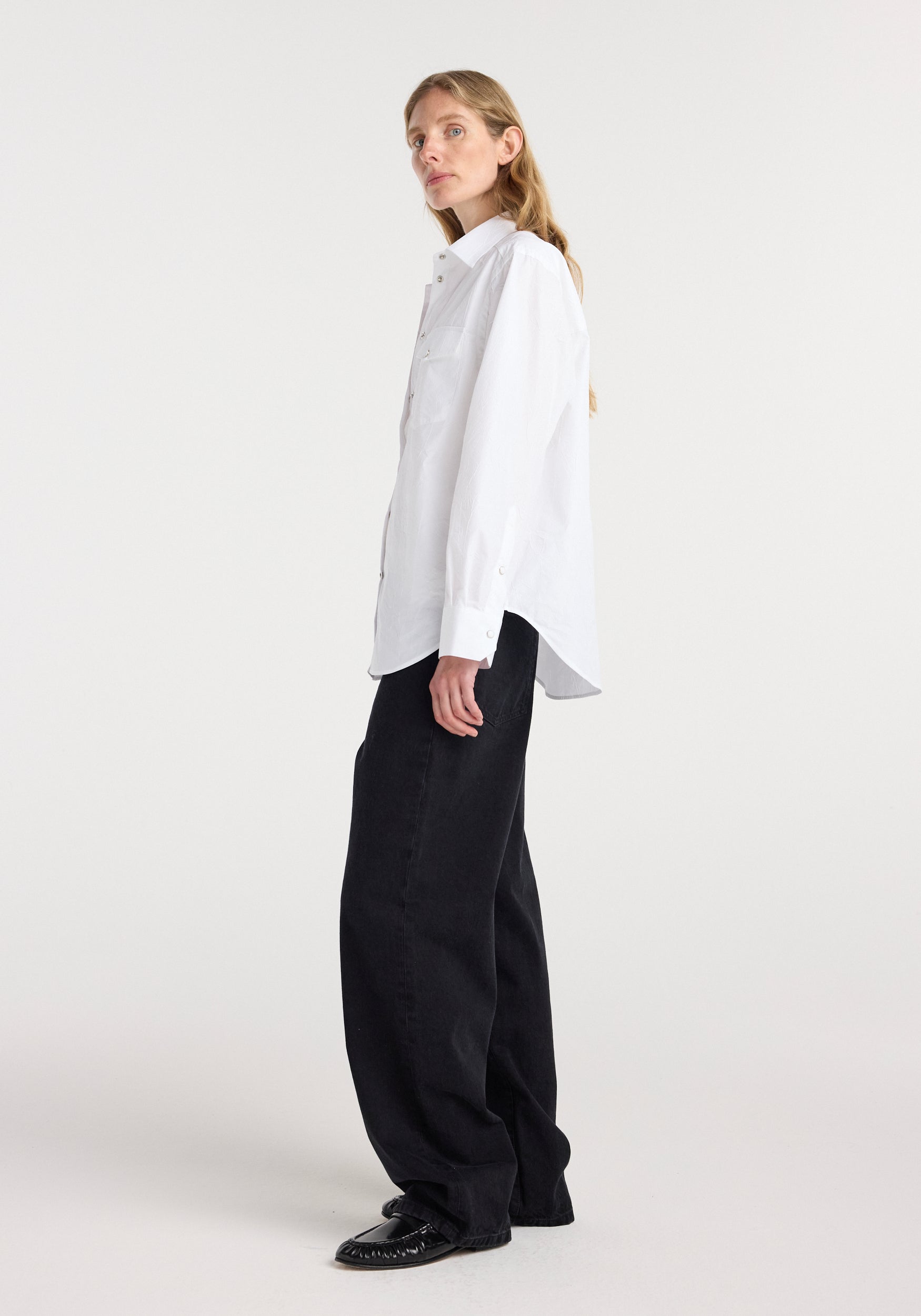 Western shirt | optic white
