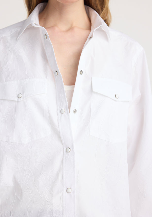 Western shirt | optic white