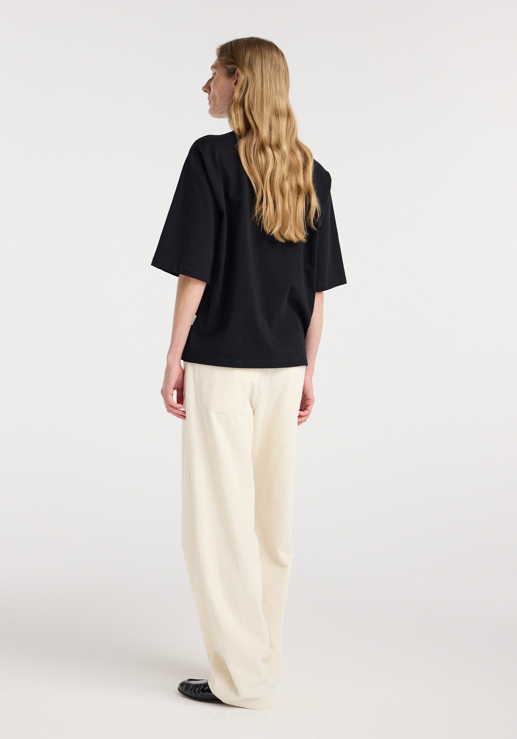 Oversized cotton t-shirt | black