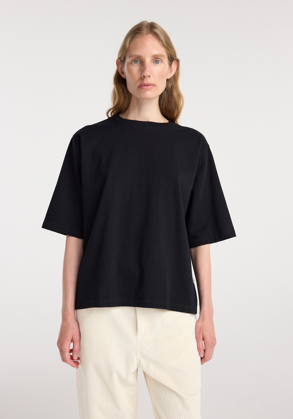 Oversized cotton t-shirt | black