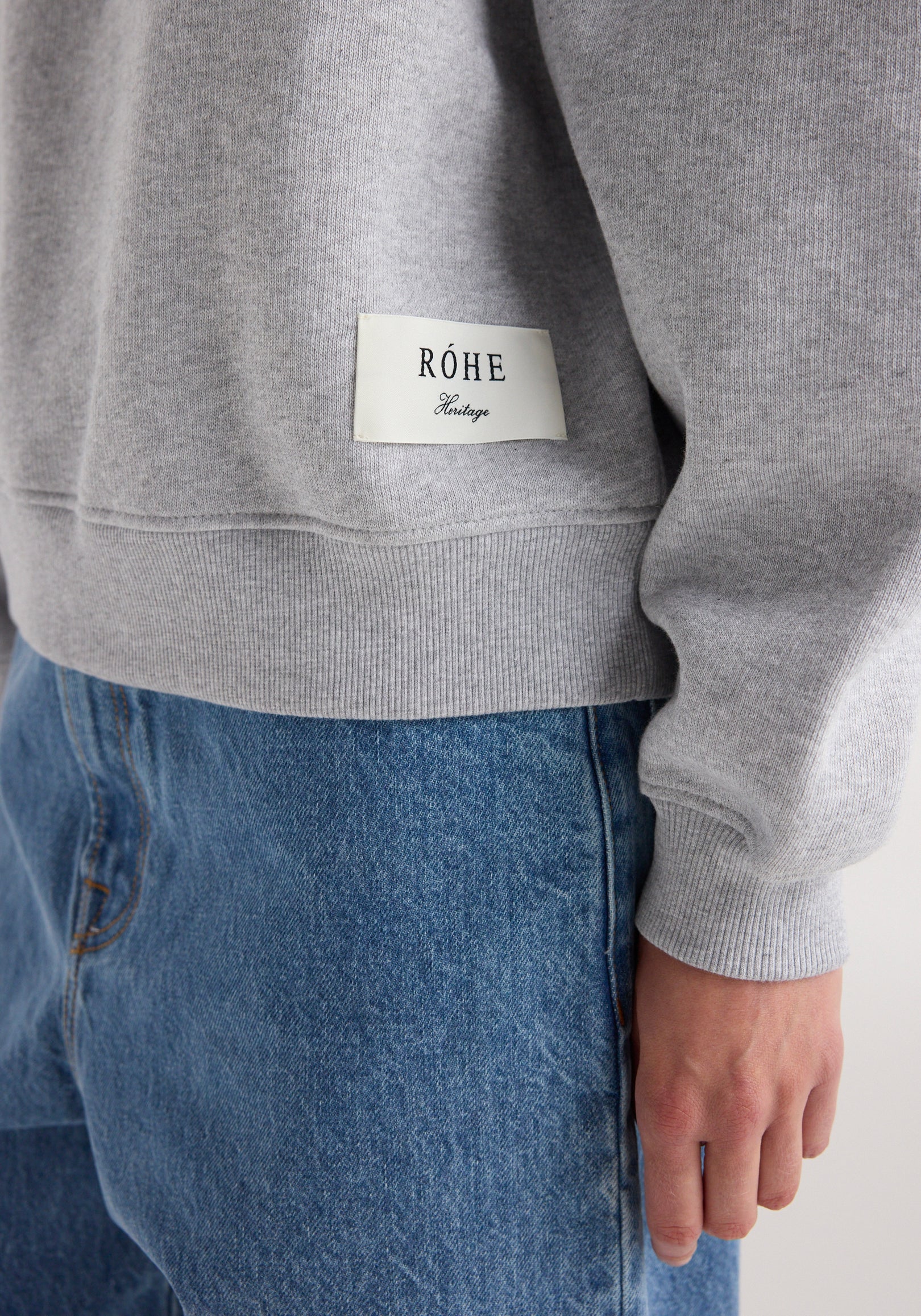 Sweatshirt | mid grey melange