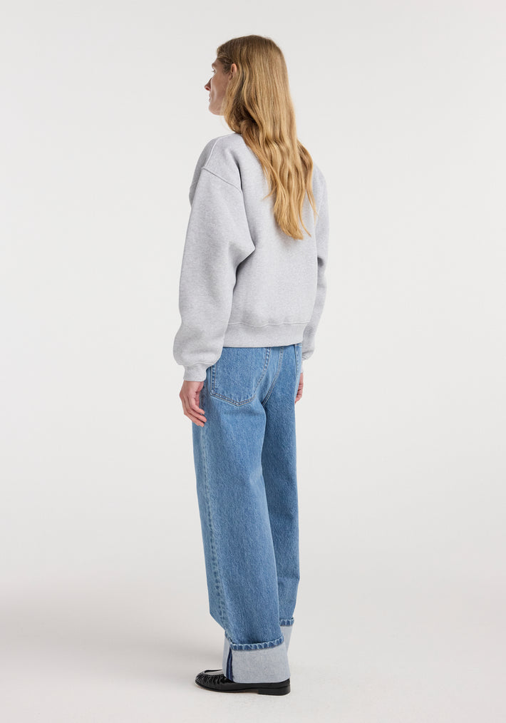 Sweatshirt | mid grey melange