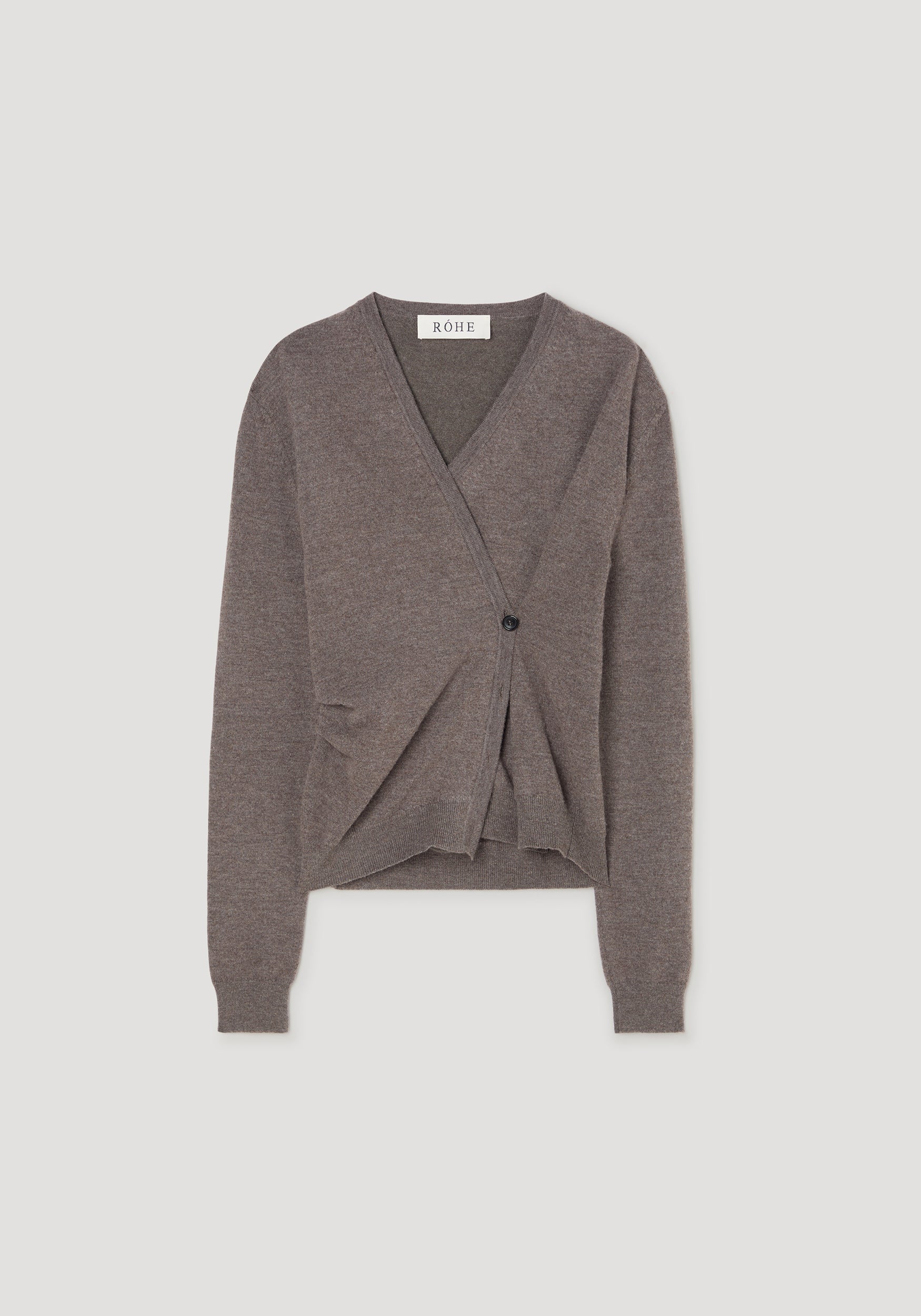 Twisted ballet cardigan | mud