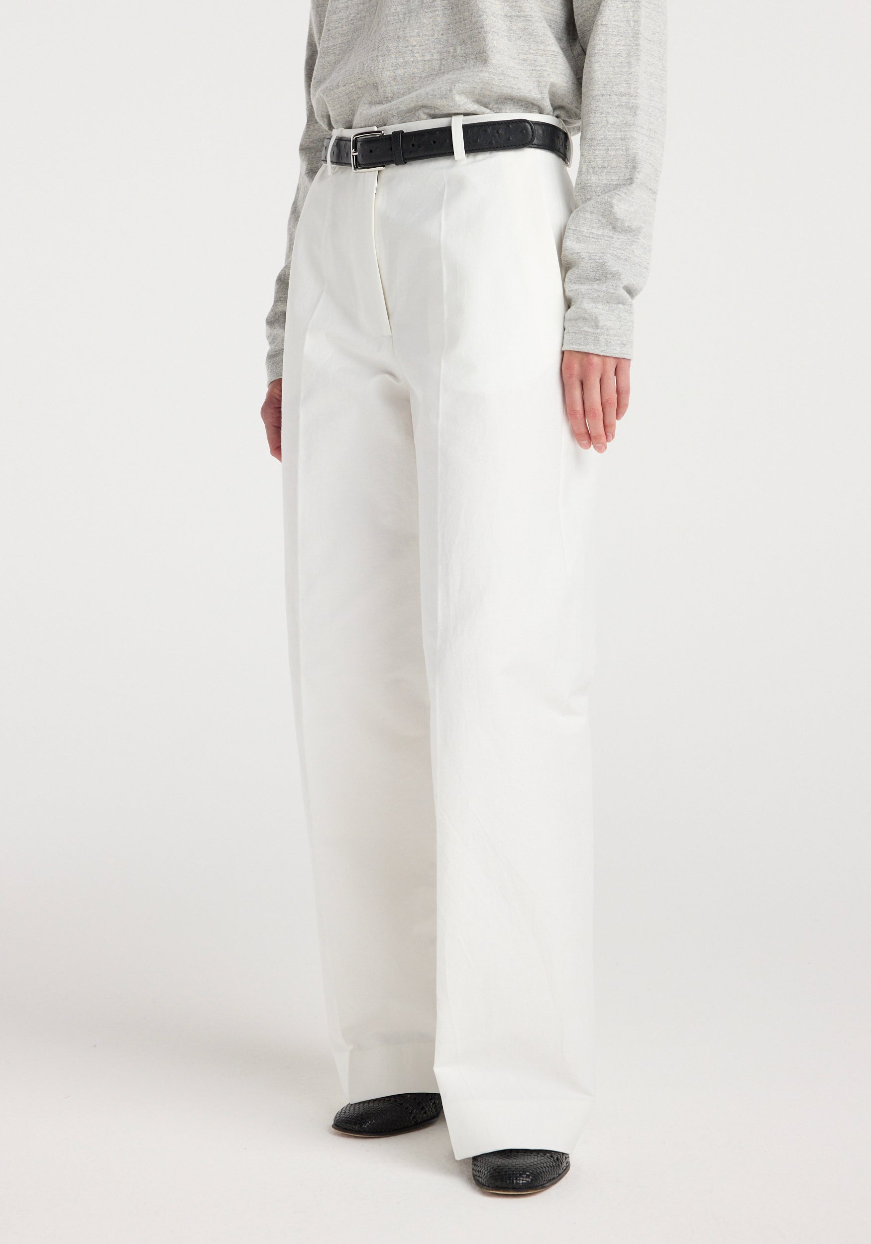 Classic loose fit chino | optic white