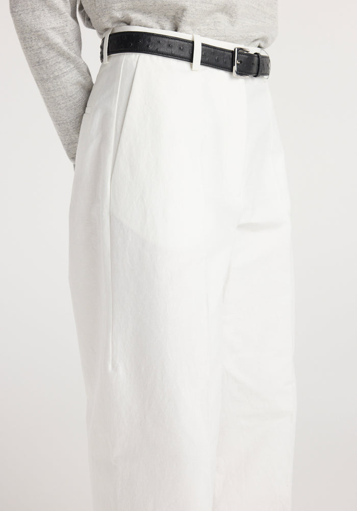 Classic loose fit chino | optic white