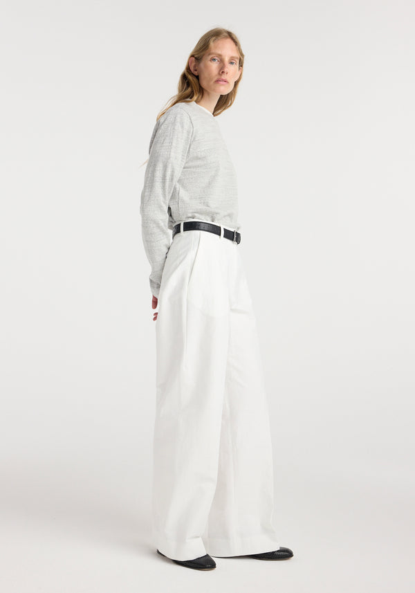 Classic loose fit chino | optic white