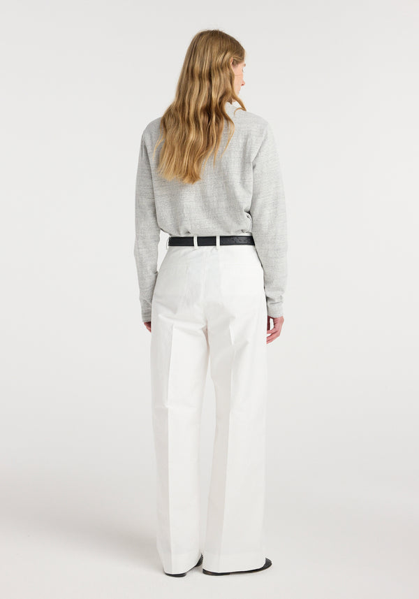 Classic loose fit chino | optic white