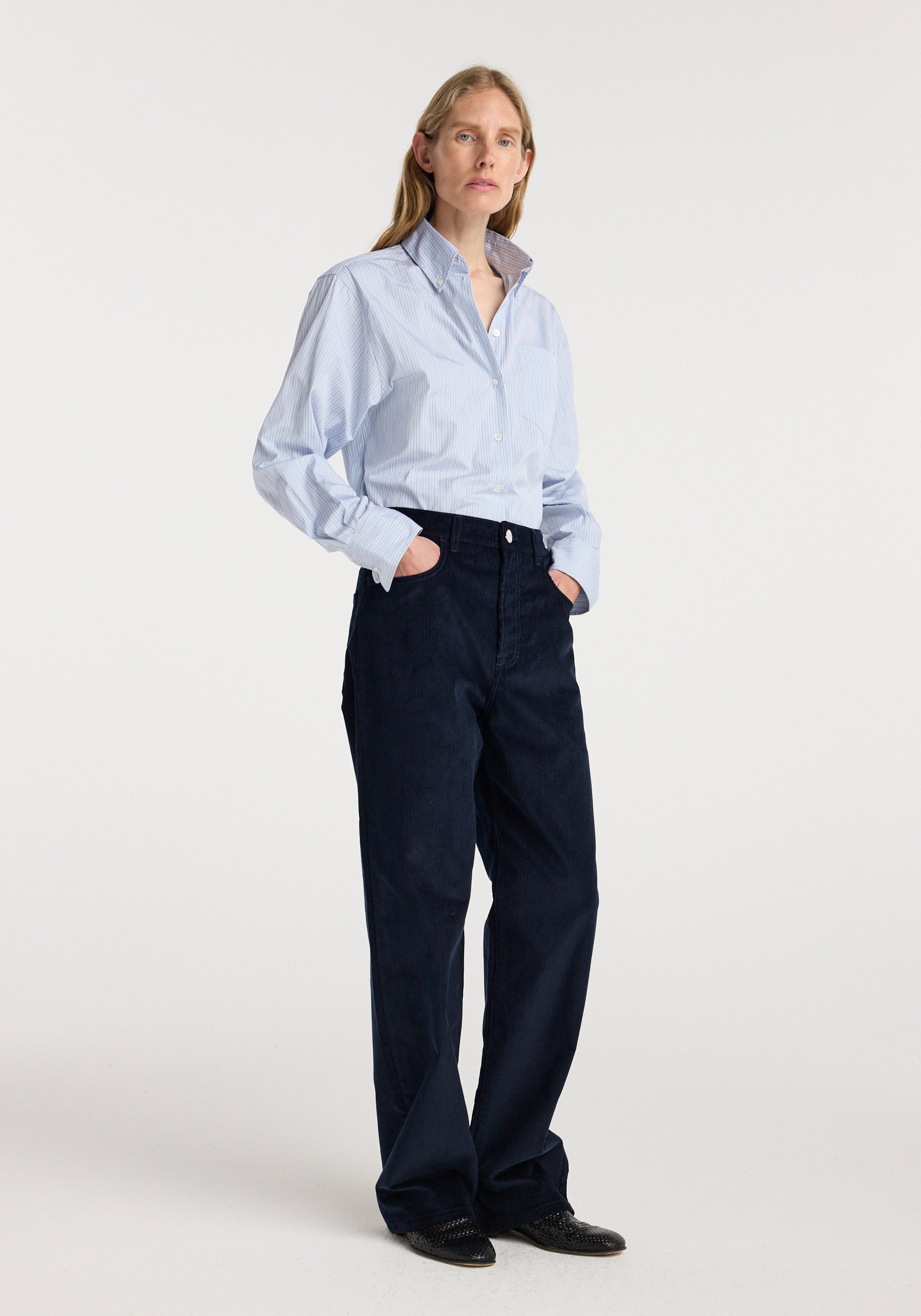 Bruun - Signature baggy corduroy | night