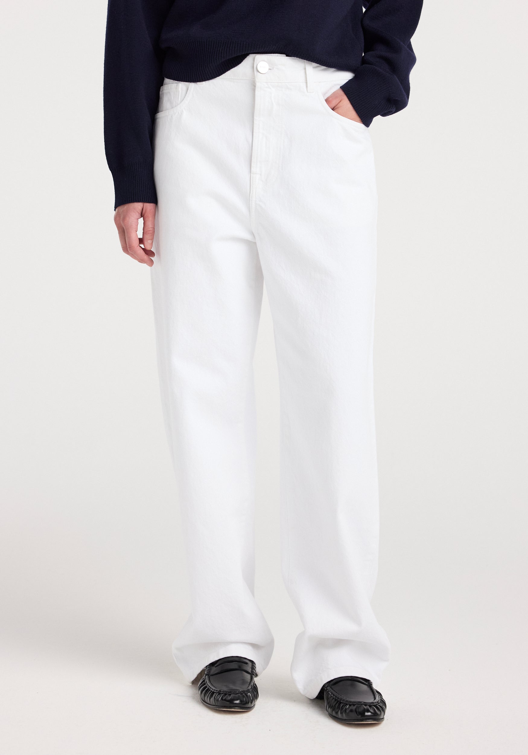 Bruun - Signature baggy denim | optic white