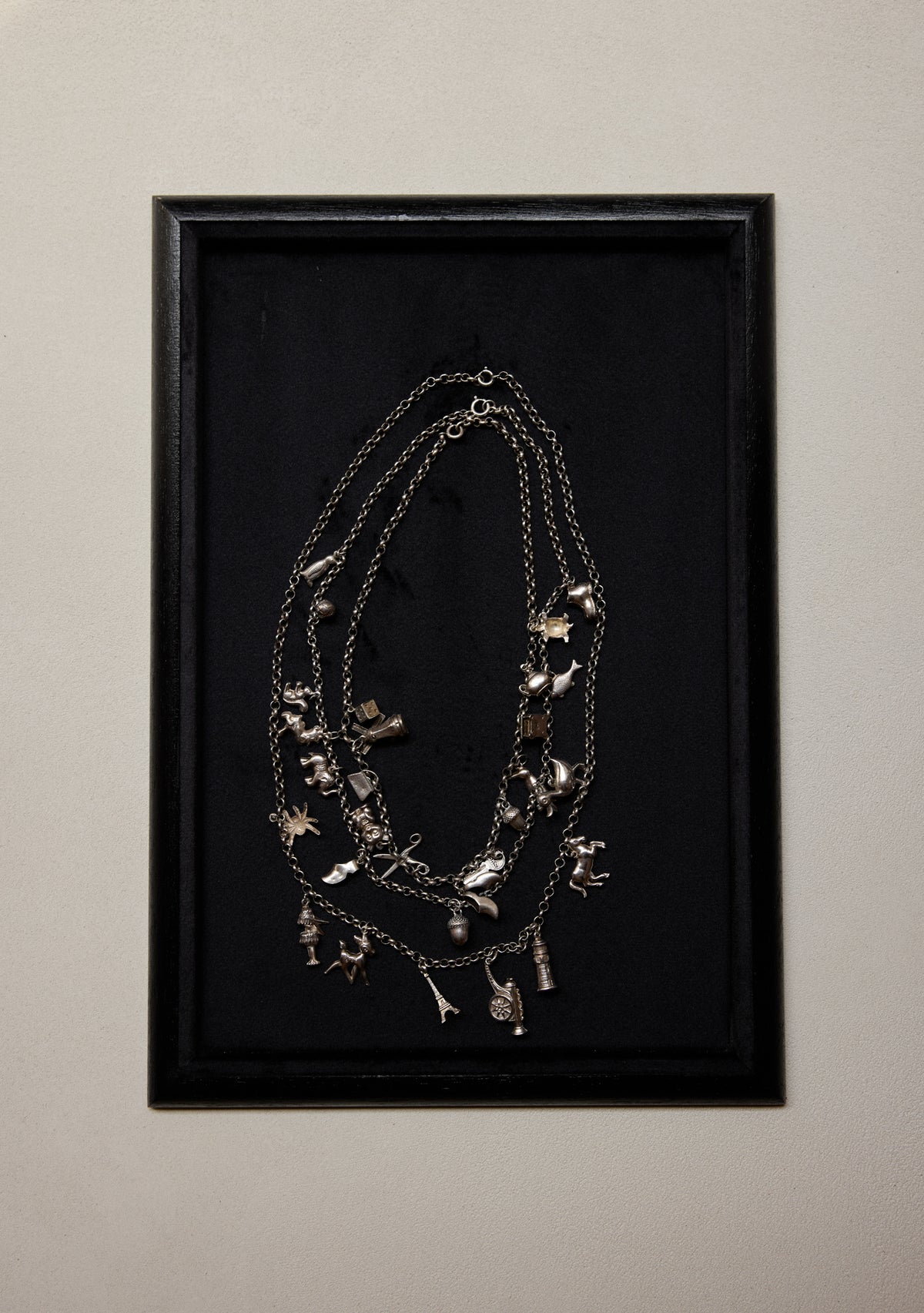 Dutch Silver, set of 3 miniatures necklaces | silver