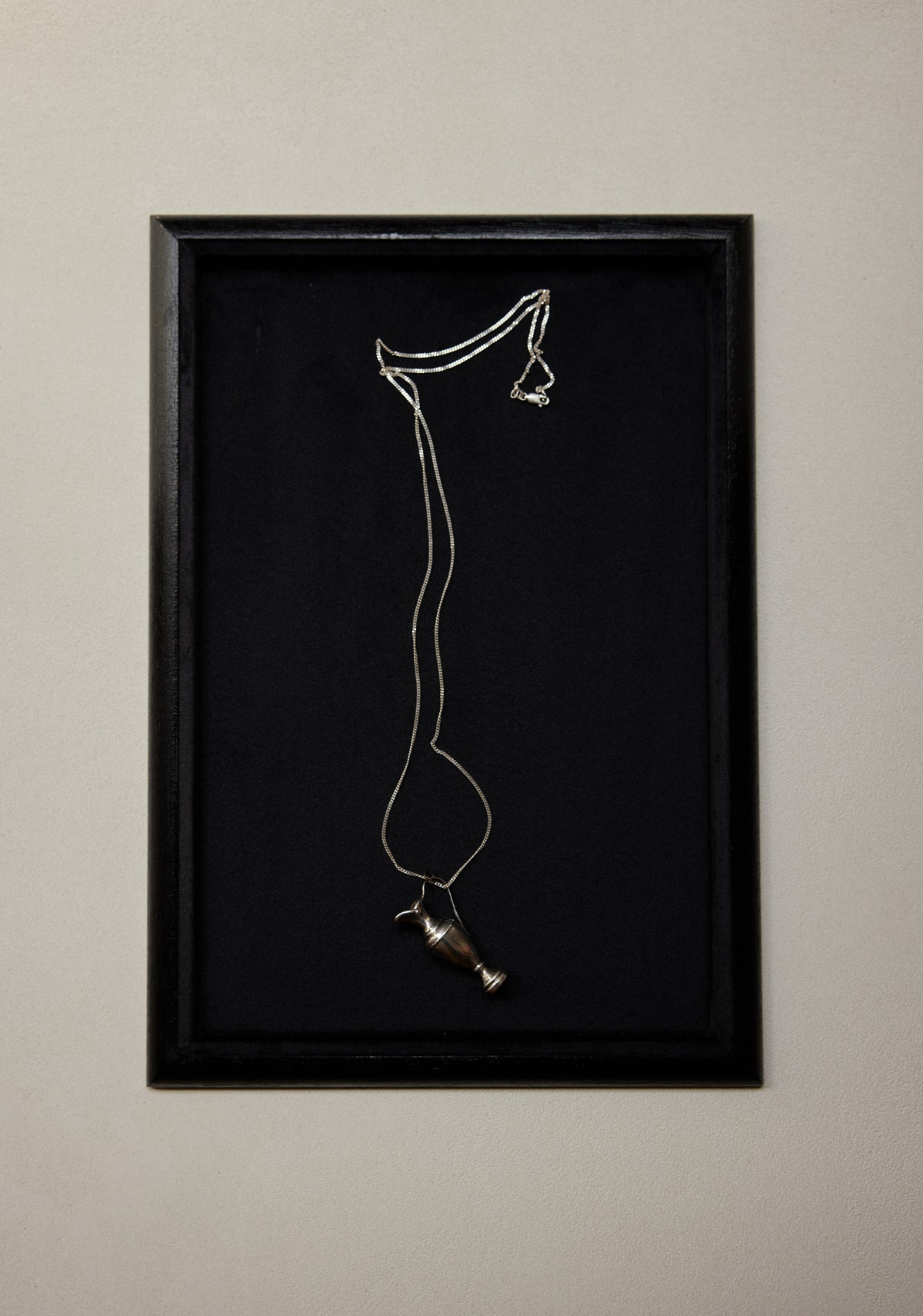 Dutch Silver Miniatures, Jug necklace | silver