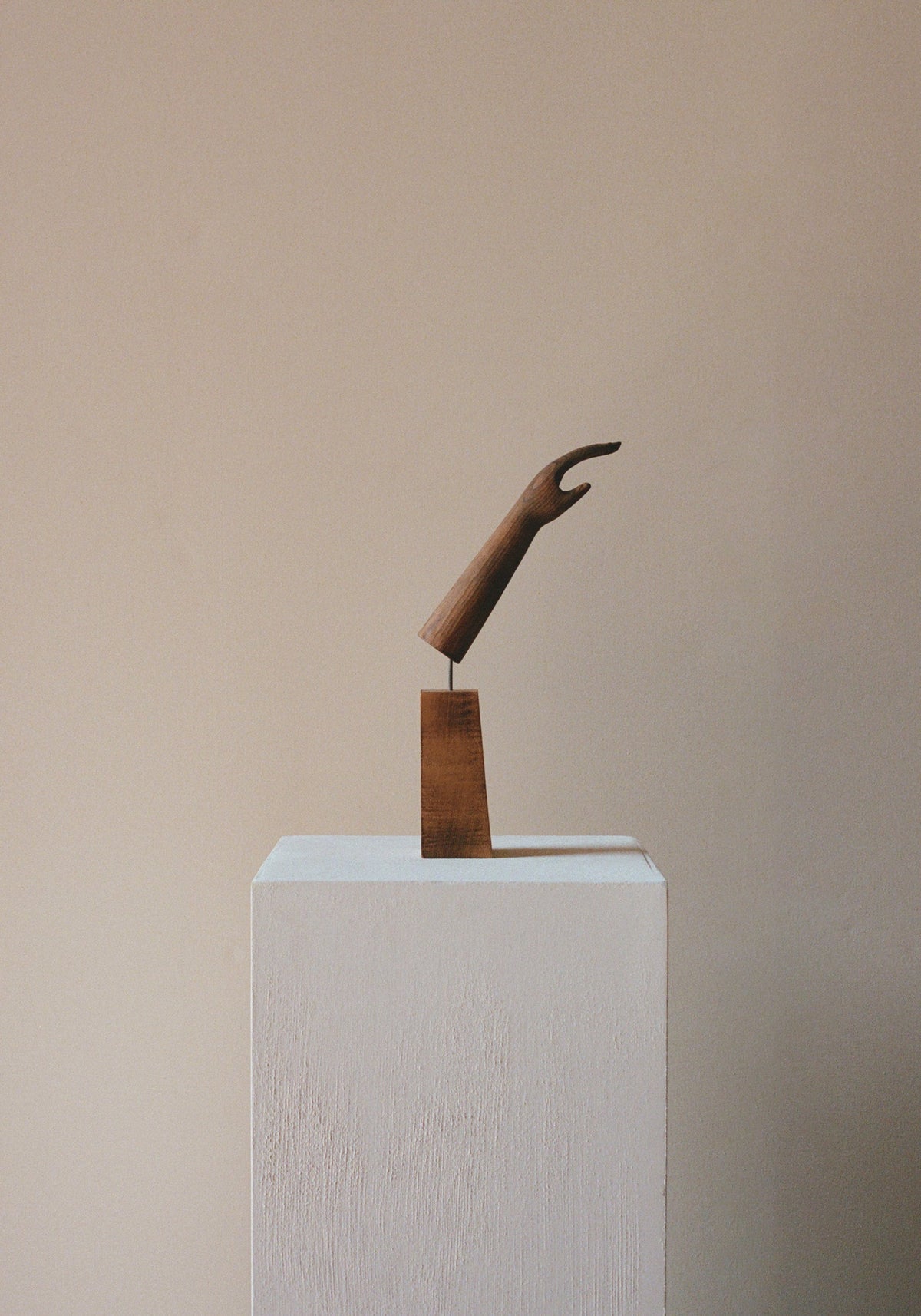 Wooden Hand Sculpture, Hideo Sawada