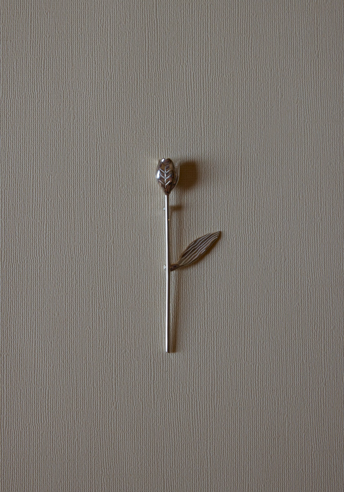 Tulip silver brooch | silver